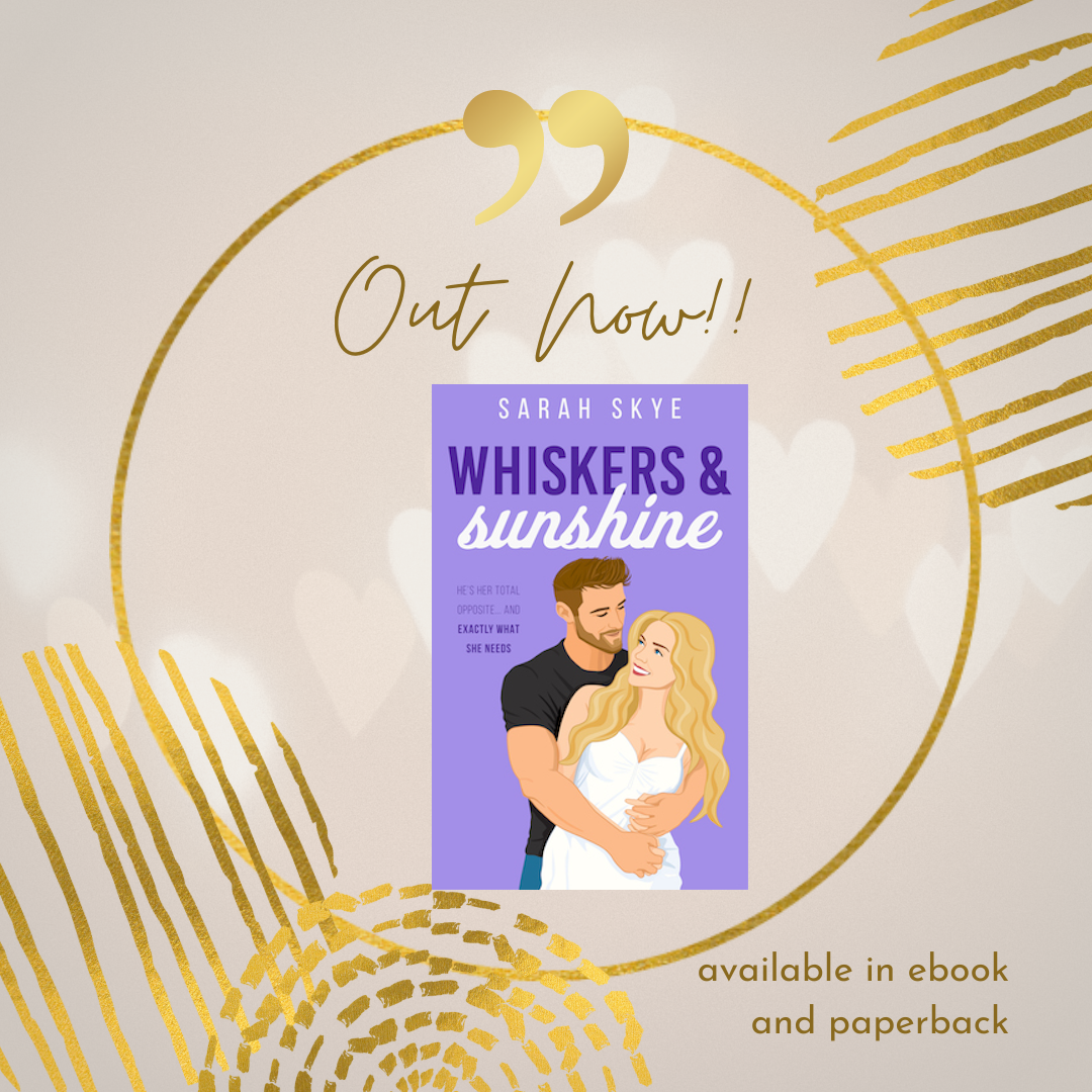 Whiskers Sunshine pub day graphic-gold